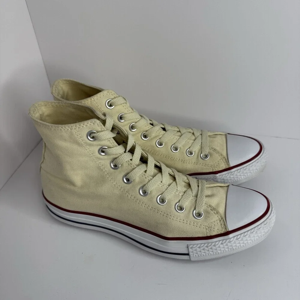 Butter Cream Unisex Converse Chuck Taylor High Tops Size 7.5 Mens 9.5 Womens